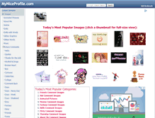 Tablet Screenshot of myniceprofile.com
